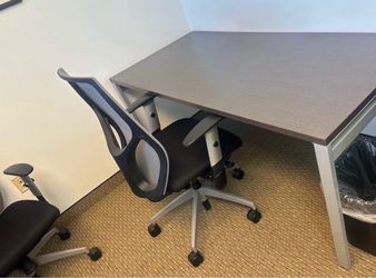 Herman miller office desks training classroom tables 60x30/ lateral & vertical filing cabinets