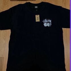 BLACK STUSSY SHIRT DICE 