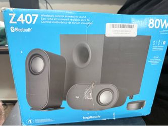 Logitech Z407 Bluetooth Speakers With Subwoofer – Open Box