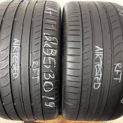 2 Tires 285 30 19 Continental Contisportcontact 5p Run Flat No Repairs