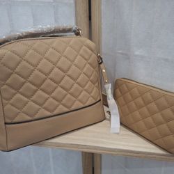 Light Brown Purse With Wallet