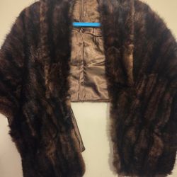 Mink Fur Cape
