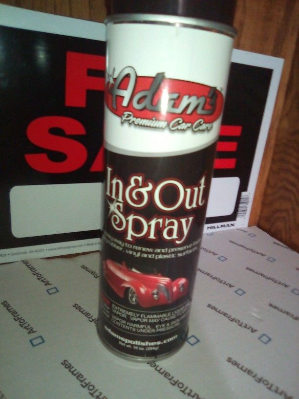 Adam's Polishes In & Out Spray
