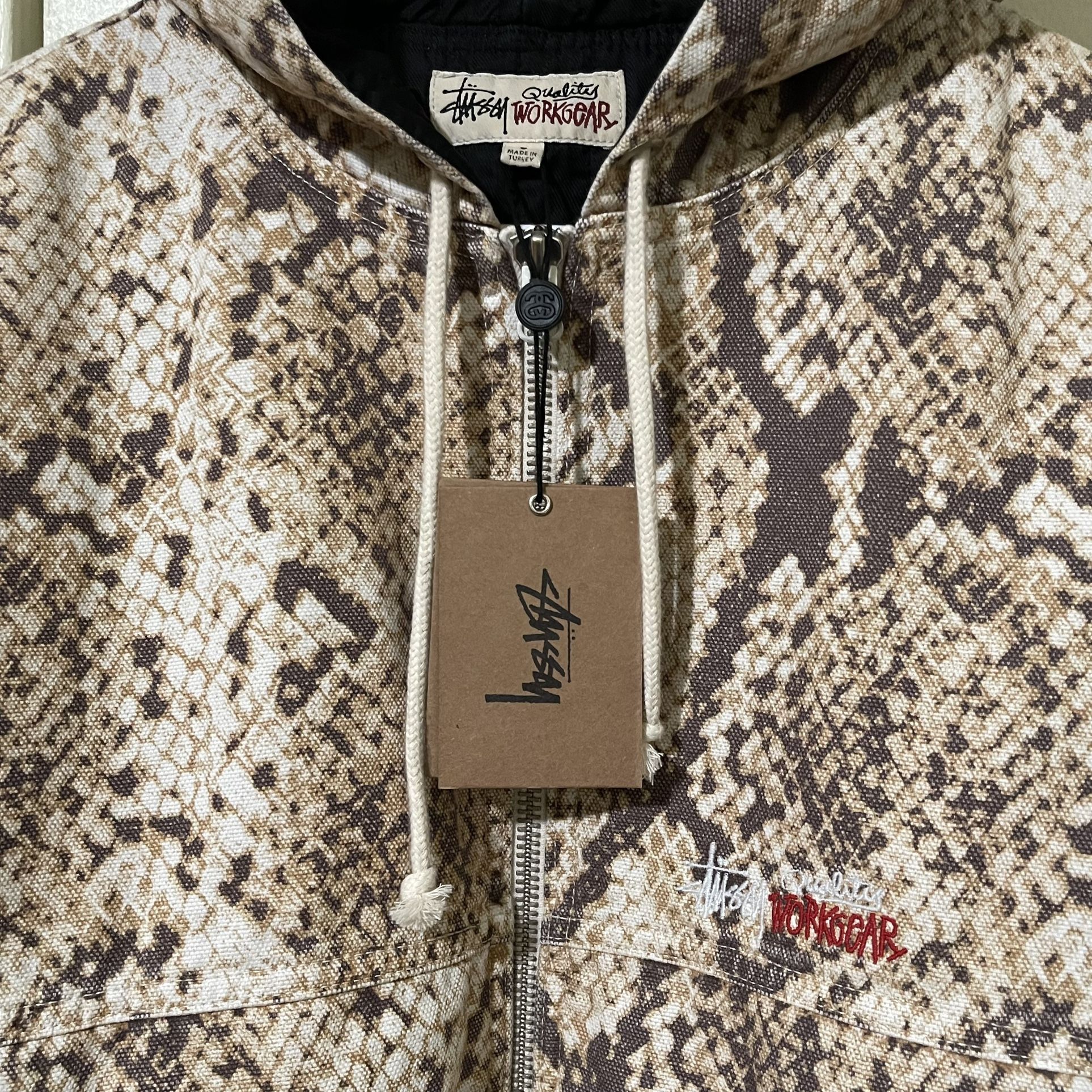 Stussy Python Insulated Canvas Work Jacket for Sale in Rosemead
