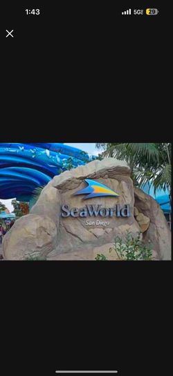 SEAWORLD TICKET 