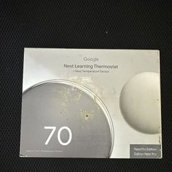 Google Nest Thermostat With sensor 4th Gen - *New* - $150