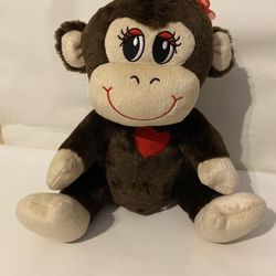Monkey With A Heart Stuffed Animal
