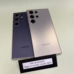 Samsung Galaxy S24 Ultra 5G - Pay $1 DOWN AVAILABLE - NO CREDIT NEEDED