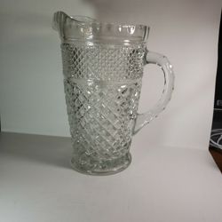 Pressed Glass Pitcher 