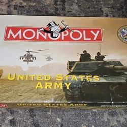 Monopoly United States Army Edition (2002) 100% Complete w/Sealed Game Contents