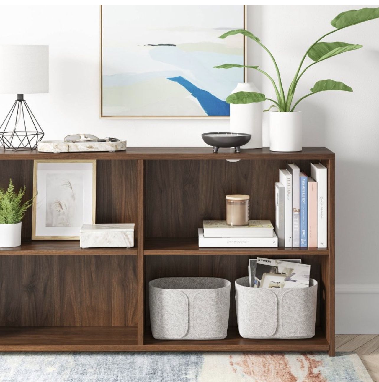 30.35" Brannandale Horizontal Bookcase Walnut - Project 62