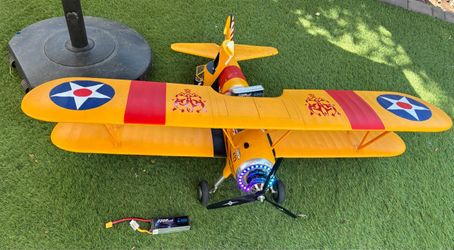 Eflight Steerman RC Electric Biplane with LiPo Battery