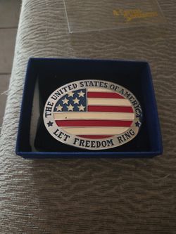 USA Freedom Belt Buckle