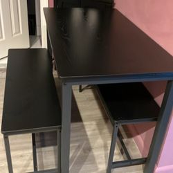 black metal kithen set