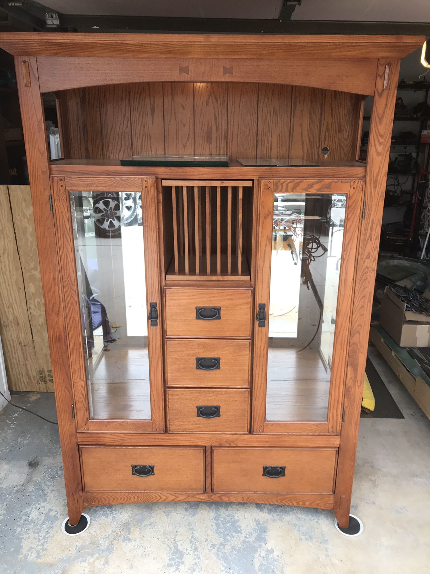 Craftsman Style Curio Cabinet
