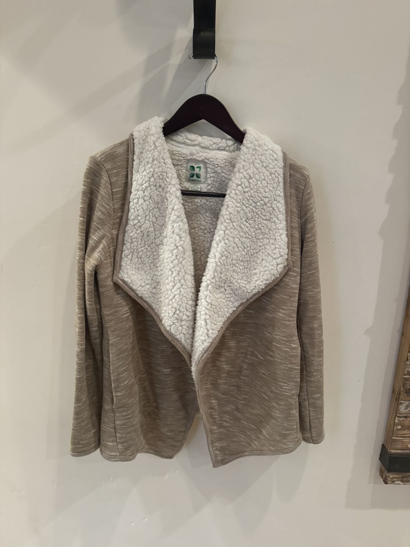 Womens Long Sleeve Cardigan Sweater Blazer Coat Size M