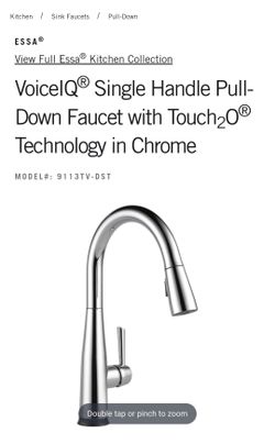 Delta VoiceIQ Kitchen Faucet 