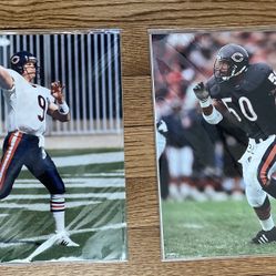 ‘85 Bears Jim McMahon And Mike Singletary Pictures. 