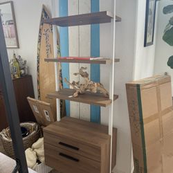 Bookshelf with drawers 