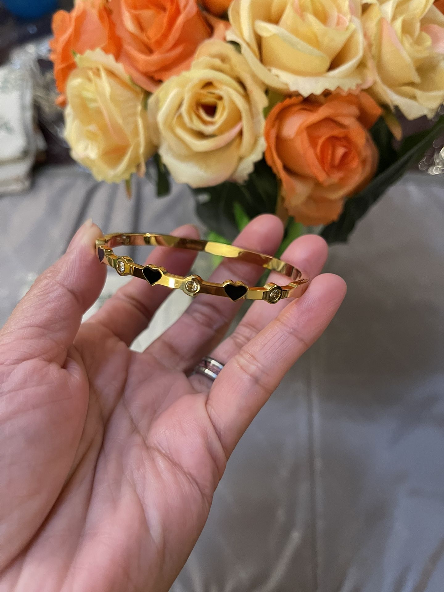 Gold Heart Bracelet