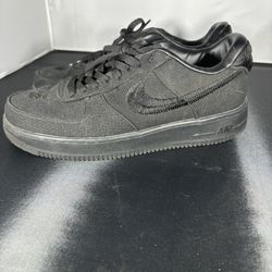black air force 1 stussy shoes