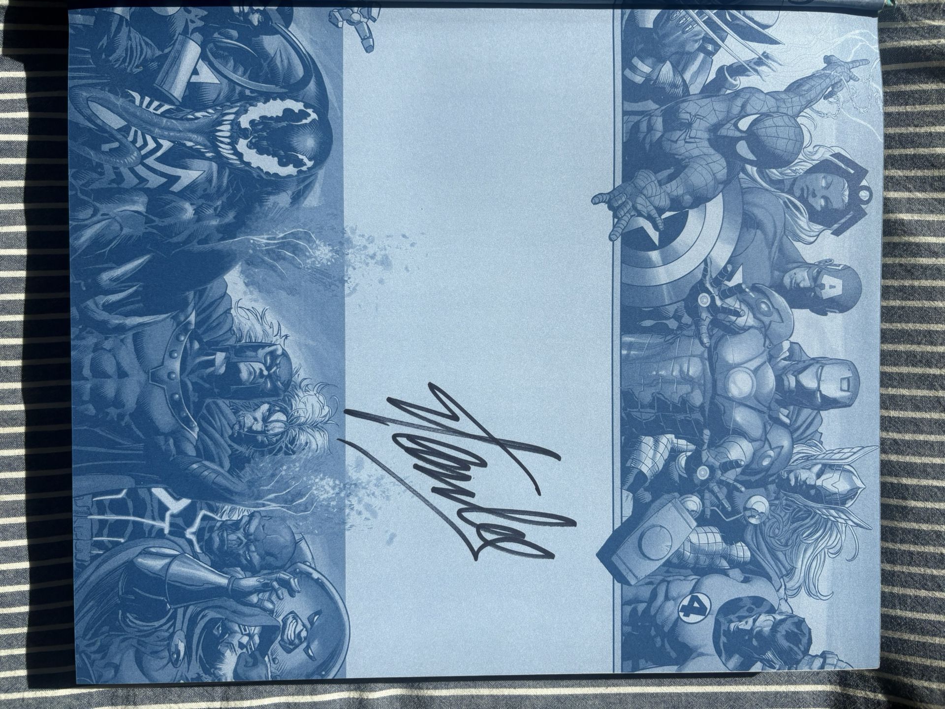 SIGNED STAN LEE MARVEL ENCYCLOPEDIA