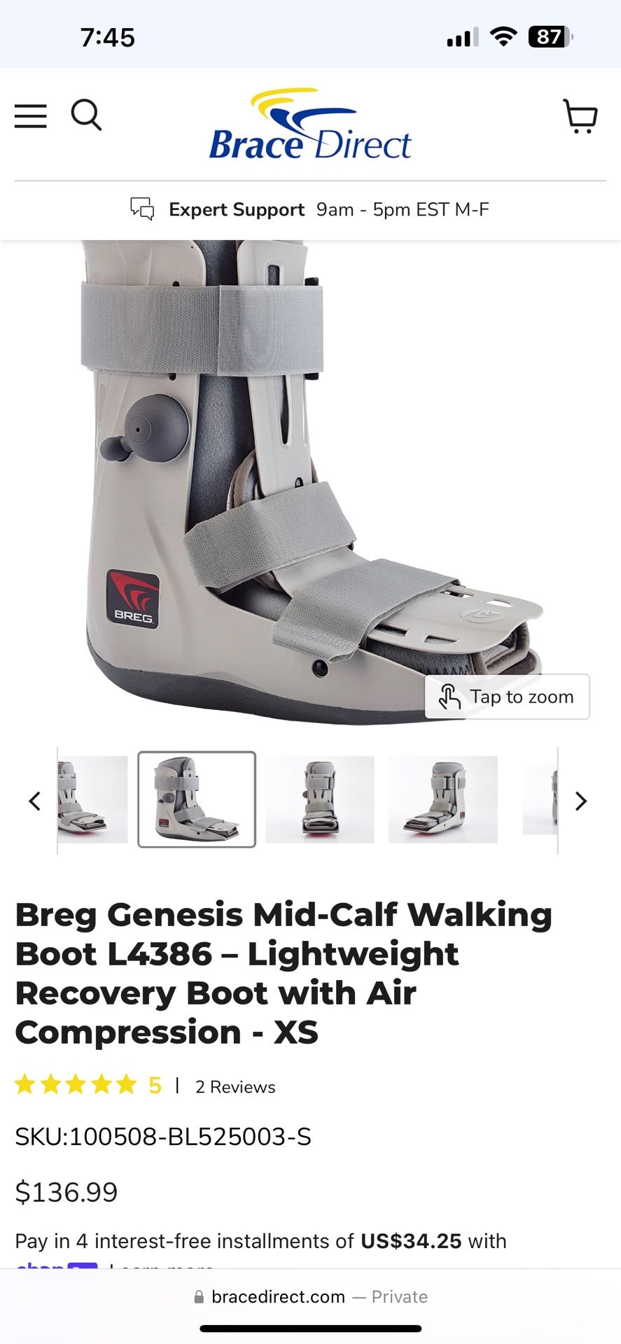 Fracture/sprain Boot