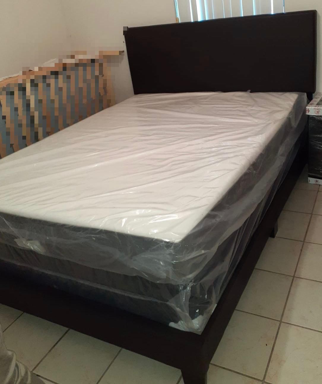 BED WITH MATTRESS NEW IN BOX CAMA CON SU COLCHON TODO NUEVO EN SU CAJA