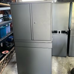(Quantity:6) 2 Sided Metal Cabinet. $20 Each