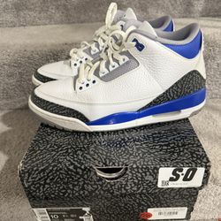 Jordan 3 Racer Blue sz 10