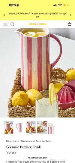 Ceramic pitcher