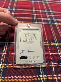 Rondale Moore 1 of 1 Rookie Auto