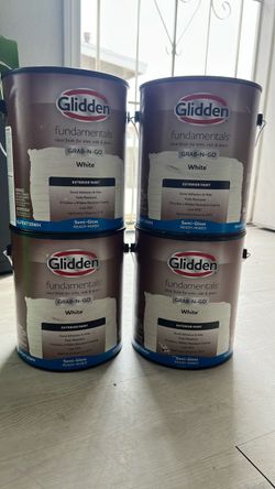 Glidden exterior paint white semi gloss