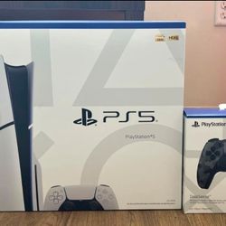 PS5 Slim Digital with Extra Dualsense Controller 