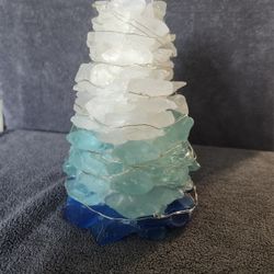 Handmade seaglass Christmas Tree