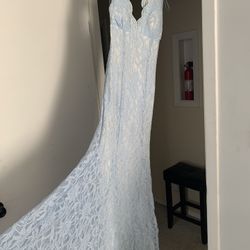 Prom Dress Ice Blue Size 3