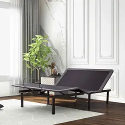 Electric Bed Queen, Ergonomic Adjustable Bed Frame with Wireless Remote, Head and Foot Incline, Zero Gravity