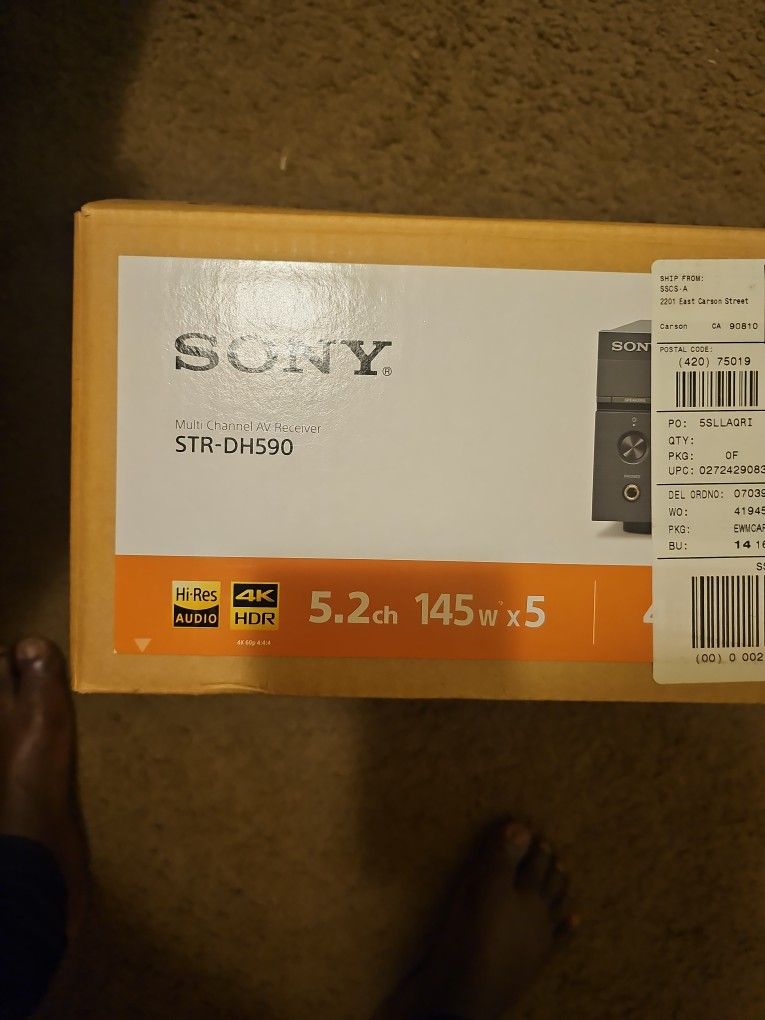 Sony Multi Channel AV Receiver STR-DH590