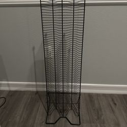 CD Tower Stand Steel CD Holder Storage Display Rack