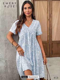 SHEIN Summer Floral Dress  XL