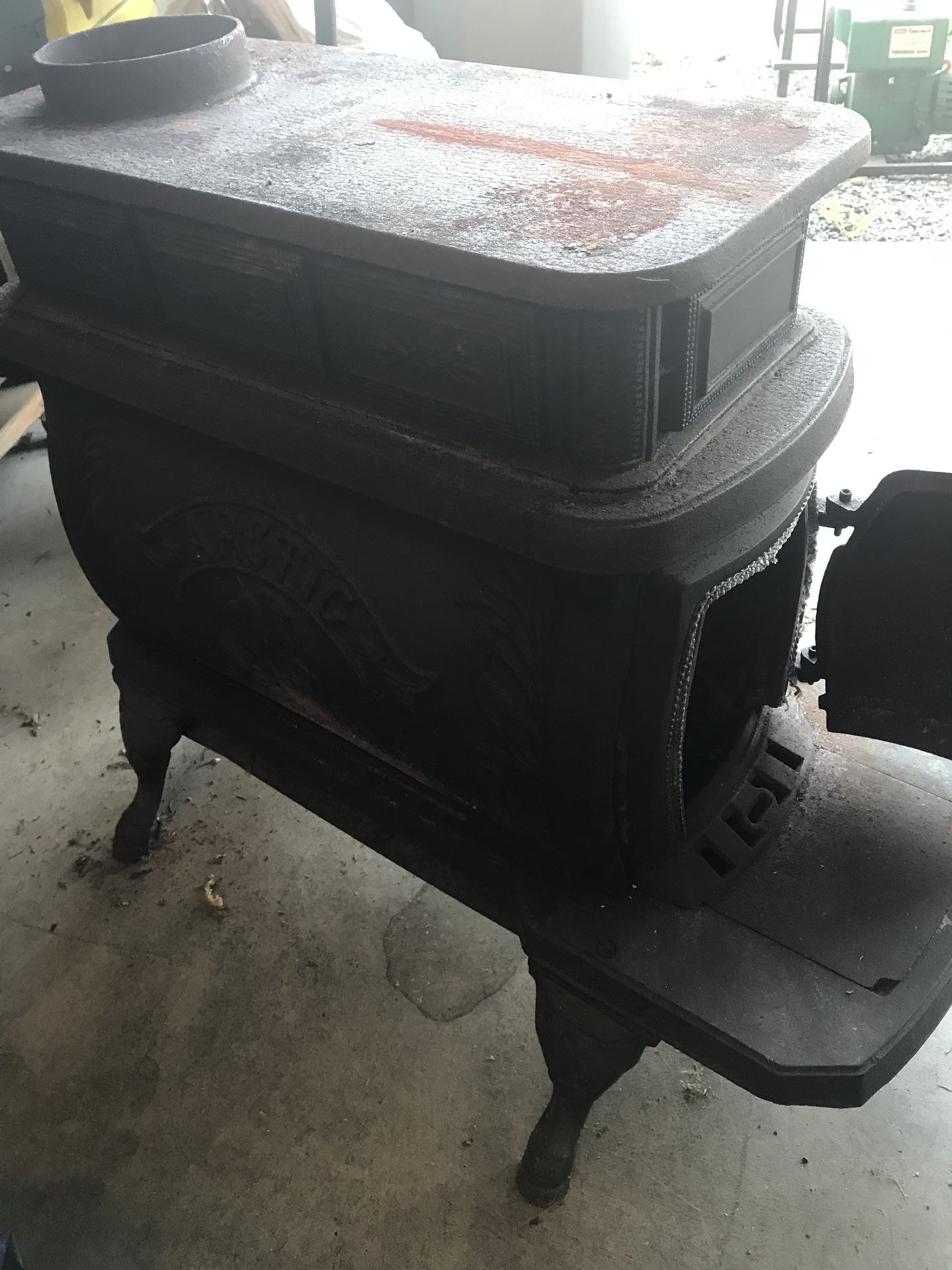 Washington stove works. Arctic 30 high top wood stove.