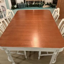 Antique Dining Room Table And Chairs