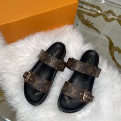 Louis Vuitton Bom Dia leather sandal- Size 7 