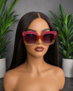 Gucci Glitter Gradient Oversized Glassed