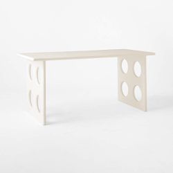 CB2 Otto Ivory Concrete Table