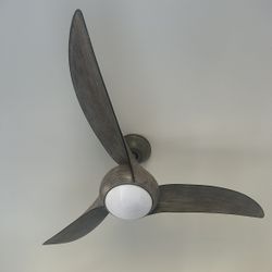 Never Been Used MINKA-AIRE Light Wave 52" Ceiling Fan in Driftwood finish.