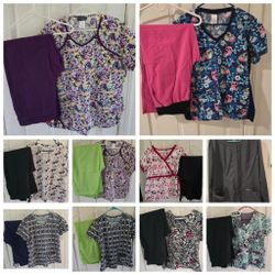 Womens Scrubs In Good Condition