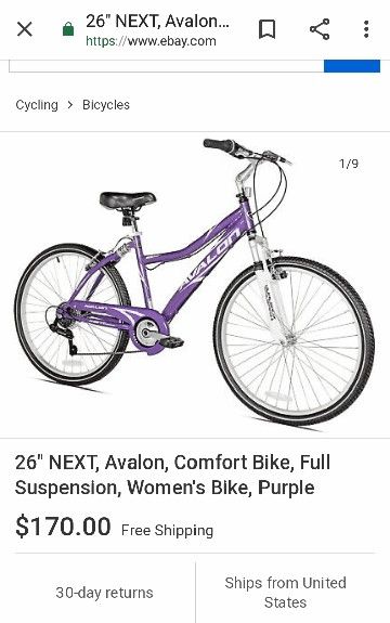 Next Avalon 26' bike