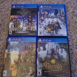 $40 For 4 PS4 KIDS GAMES DISNEY KINGDOM HEARTS ARMELLO RATED E10