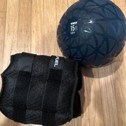 Slam Ball And Ankle Weight 